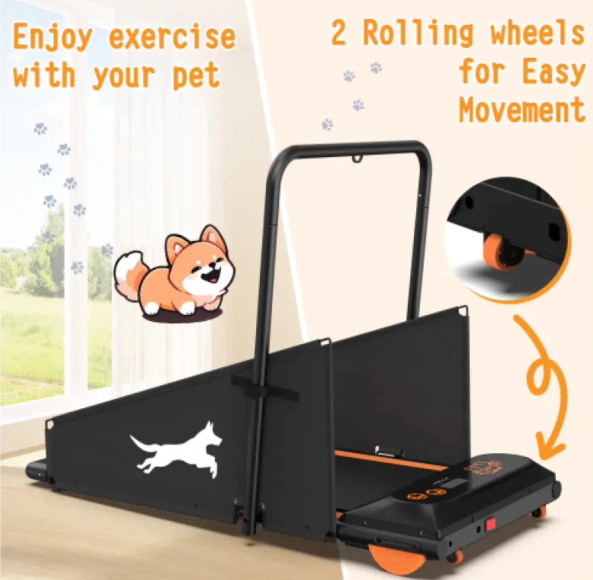 Dog Treadmill for Small and Medium Dogs