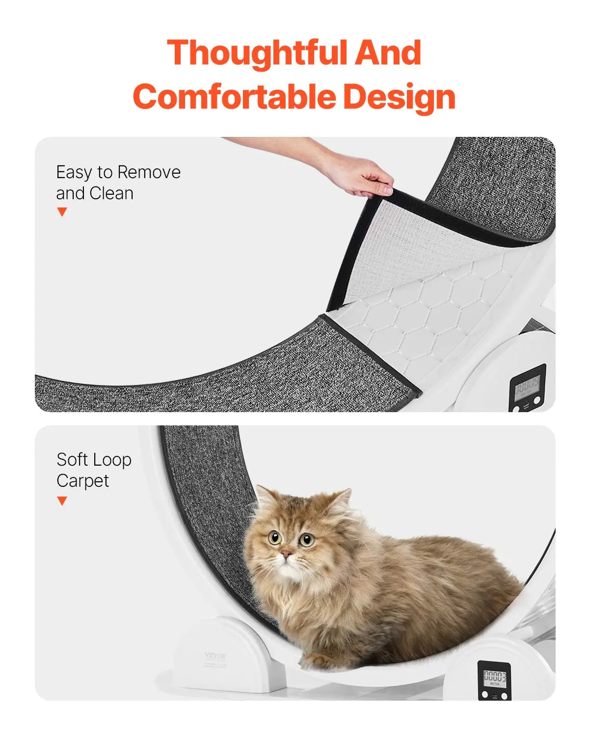 Cat Exercise Wheel with Pedometer